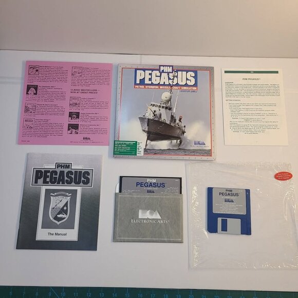 PHM Pegasus - EA Lucasfilm Games - IBM 3.5" & 5.25" Floppy - 1987 - Picture 3 of 9